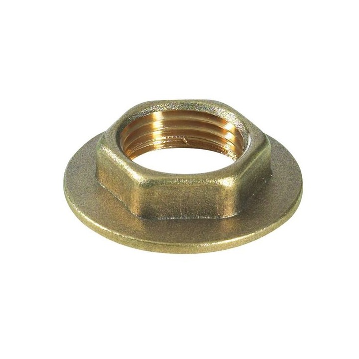 Brass Flanged Backnut 3/4in