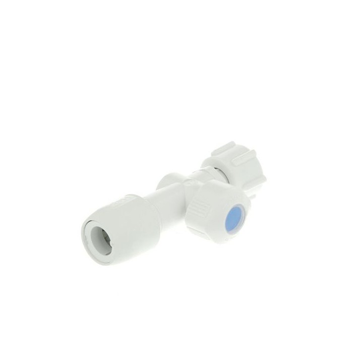 Hep2O HX18/15W Straight Service Valve 15mm x 1/2"