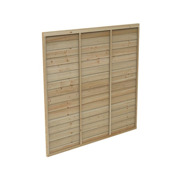 Forest Garden Larchlap Premium Fence Panel 6ft x 6ft