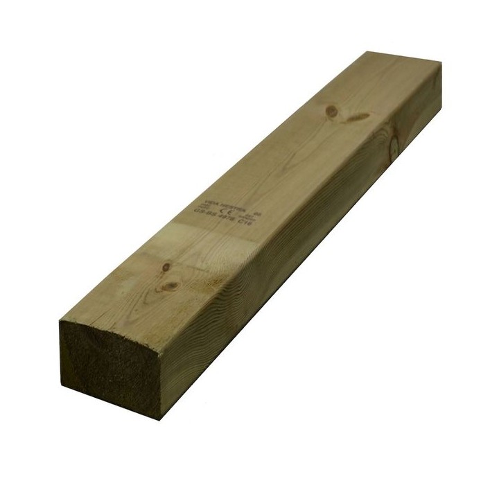 47mm x 150mm x 4.8m Green Treated UC3 Regularised C16
