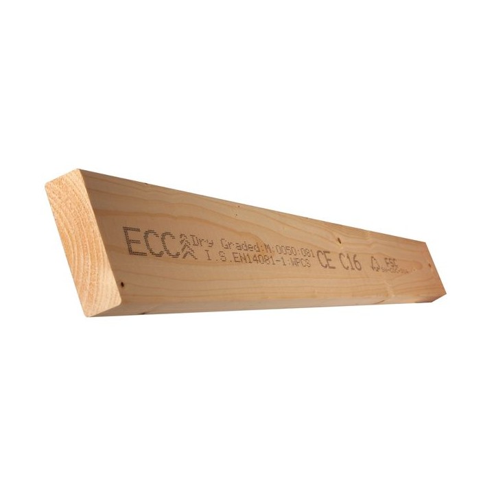 Ecc C16 Kd Regularised Timber 47 x 75mm x 2.4m