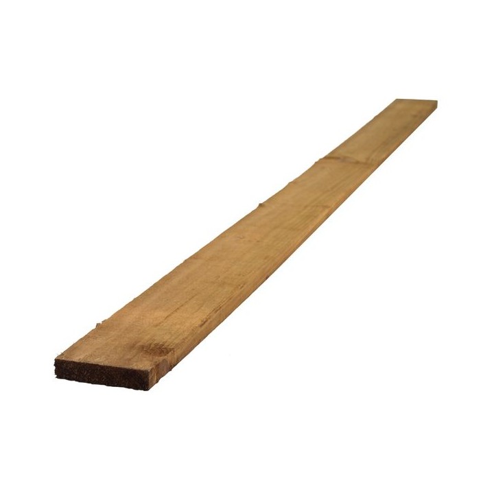 22mm x 100mm x 1.5m Brown Treated Board