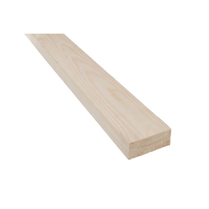 22mm x 50mm BSW Whitewood Planed Square Edge 5TH Finished Size 18mm x 44mm