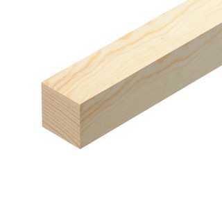 21mm x 21mm x 2.4m Cheshire Mouldings Clear Pine Planed Square Edge Stripwood