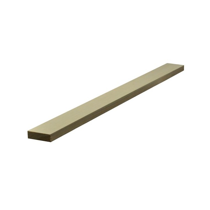 25mm x 75mm BSW Redwood Planed Square Edge 5TH Finished Size 20mm x 69mm