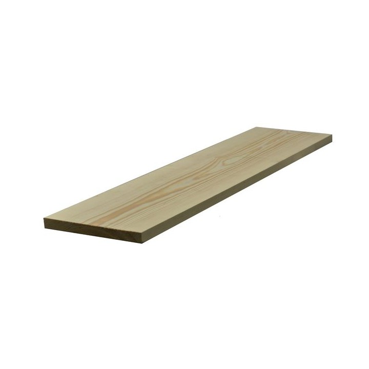 25mm x 225mm BSW Redwood Planed Square Edge Unsorted Finished Size 20mm x 219mm