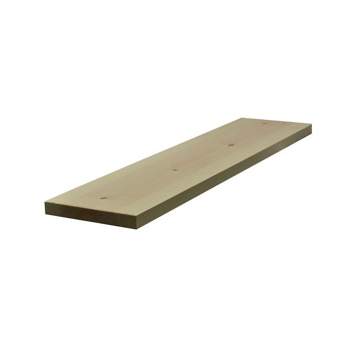 32mm x 225mm BSW Redwood Planed Square Edge 5TH Finished Size 27mm x 218mm