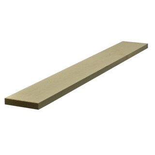 25mm x 125mm BSW Redwood Planed Square Edge Unsorted Finished Size 20mm x 120mm