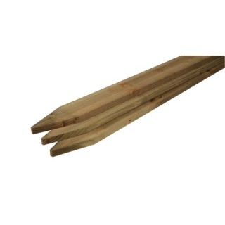 22mm x 75mm x 0.9m Brown Treated Board Point Top