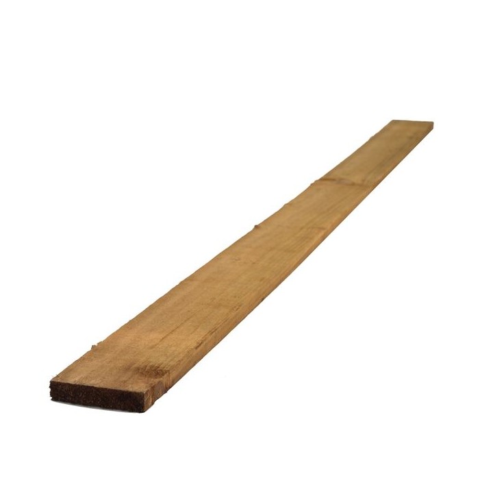 Bsw Brown Treated Fencing Board 22 x 100mm x 1.2m