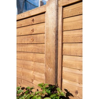 22mm x 125mm x 2.1m Green Treated Featheredge Fencing Board 2EX