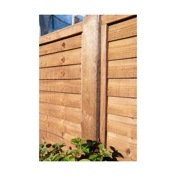 22mm x 125mm x 2.1m Green Treated Featheredge Fencing Board 2EX