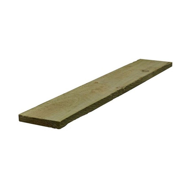 Bsw Green Treated Fencing Board 22 x 100mm x 1.5m