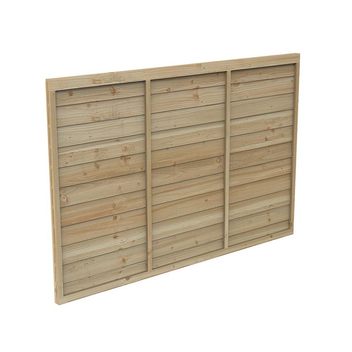 Forest Garden Larchlap Premium Fence Panel 6ft x 4ft