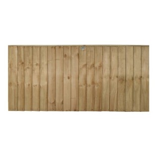Pressure Treated Closeboard Fence Panel 6ft x 3ft Pack of 3