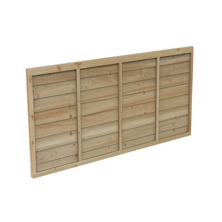 Forest Garden Larchlap Signature Fence Panel 6ft x 3ft