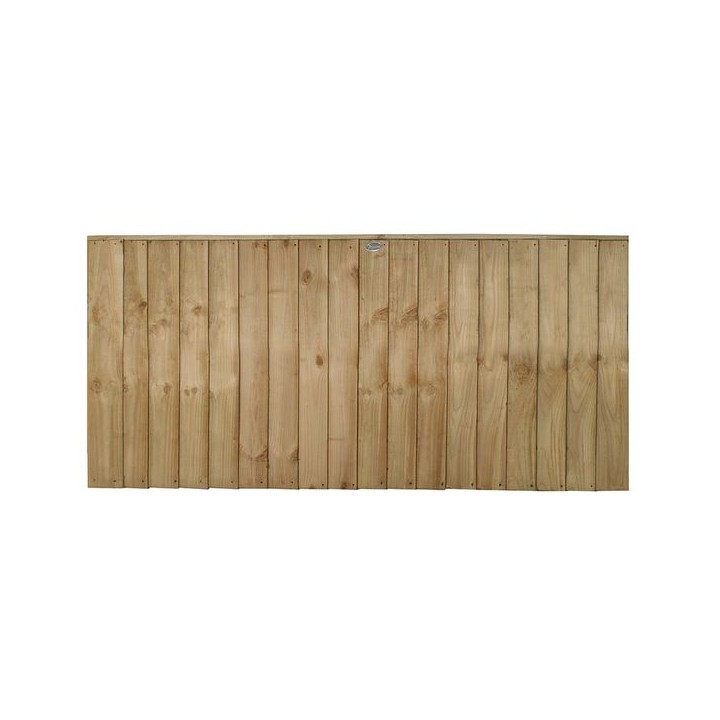 Pressure Treated Closeboard Fence Panel 6ft x 3ft Pack of 4
