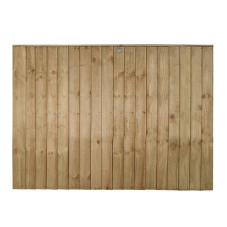 Pressure Treated Closeboard Fence Panel 6ft x 4ft Pack of 5