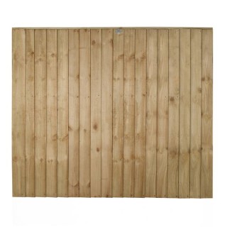 Pressure Treated Closeboard Fence Panel 6ft x 5ft - Pack of 4
