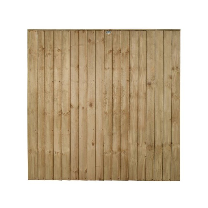 Pressure Treated Closeboard Fence Panel 6ft x 6ft Pack of 5