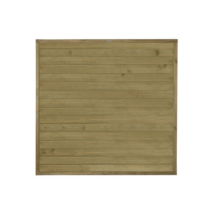 Pressure Treated Horizontal Tongue and Groove Fence Panel 6ft x 6ft Pack of 3