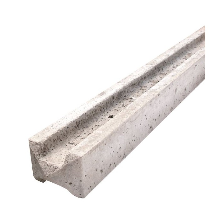 10ft Concrete Fence Post Slotted Intermediate