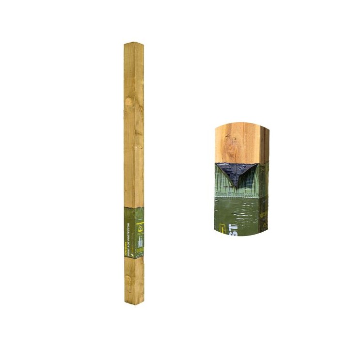 2.4m High 100 x 100mm Postsaver Rot Protected UC4 Post