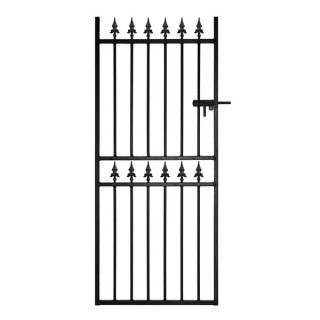 Corfe Premium Tall Single Metal Gate 914mm GAP x 1778mm High Zinc & Powder CFZP32