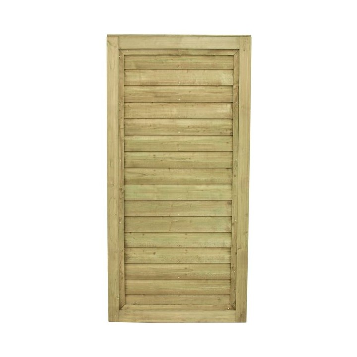 Forest Garden Pressure Treated Square Lap Gate 910mm x 1820mm