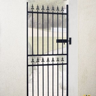 Corfe Premium Tall Single Metal Gate 762mm GAP x 1778mm High Zinc & Powder CFZP30
