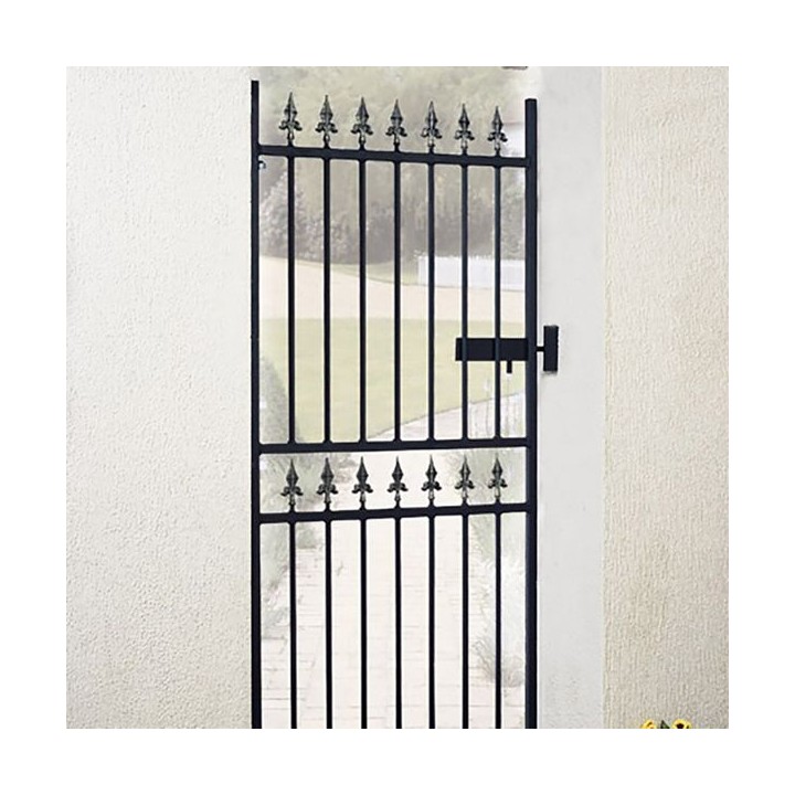 Corfe Premium Tall Single Metal Gate 762mm GAP x 1778mm High Zinc & Powder CFZP30