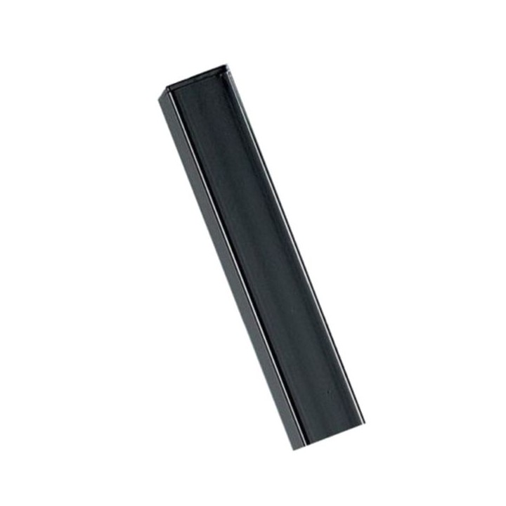 Universal Premium Blank Flat Top Metal Hinge Post 100mm Square x 1830mm Long Concrete in Zinc & Powder MP21HZP