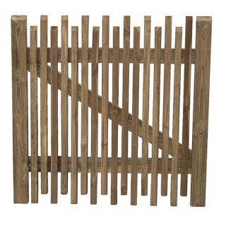 Contemporary Picket Gate 3ft 0.90m High Hd