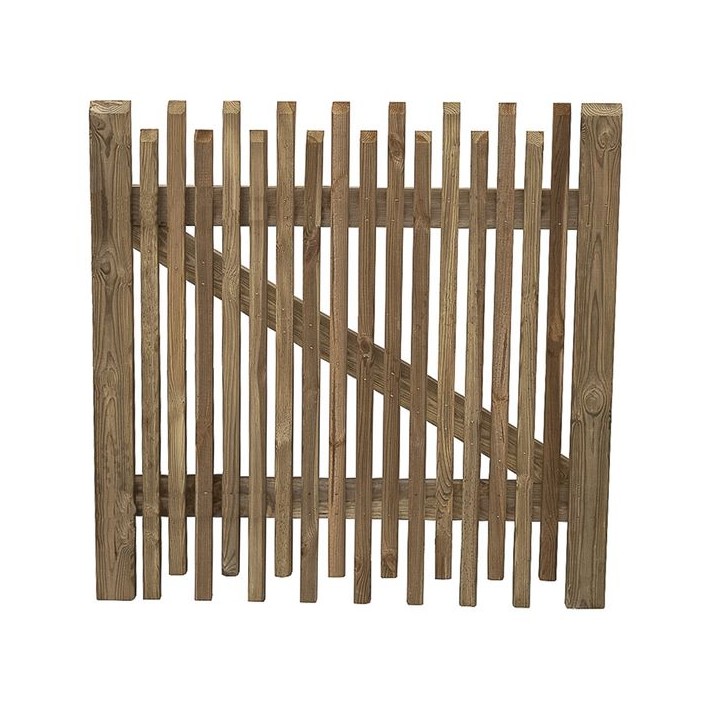 Contemporary Picket Gate 3ft 0.90m High Hd