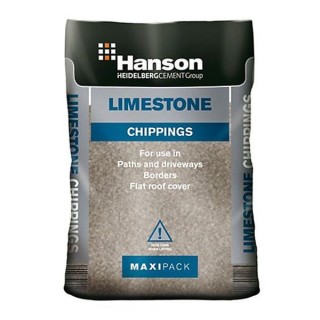 Limestone Chips 20mm Clean Trade Pack