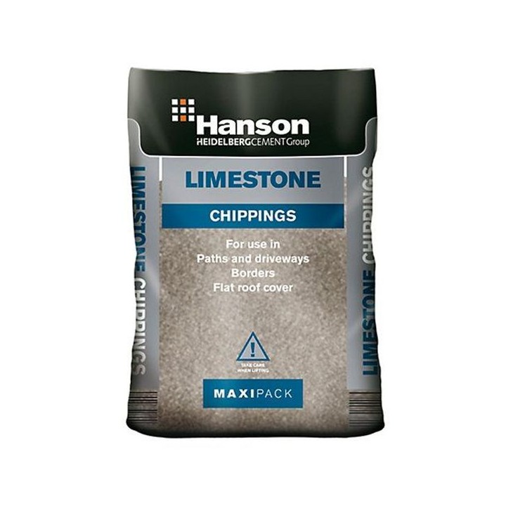 Limestone Chips 20mm Clean Trade Pack