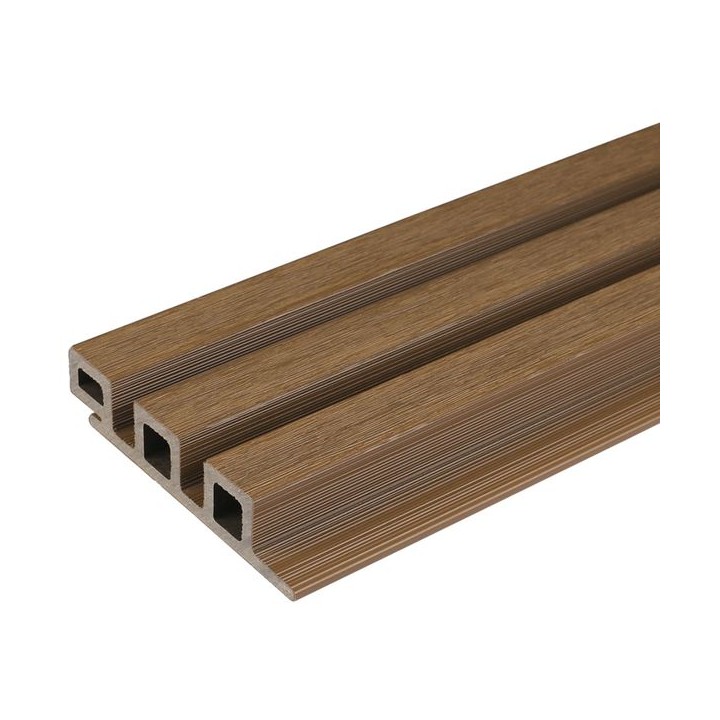 Ecoscape Spiced Oak Composite Slatted Cladding Board 3600mm