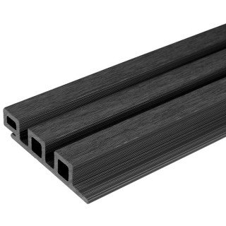 Ecoscape Midnight Composite Slatted Cladding Board 3600mm