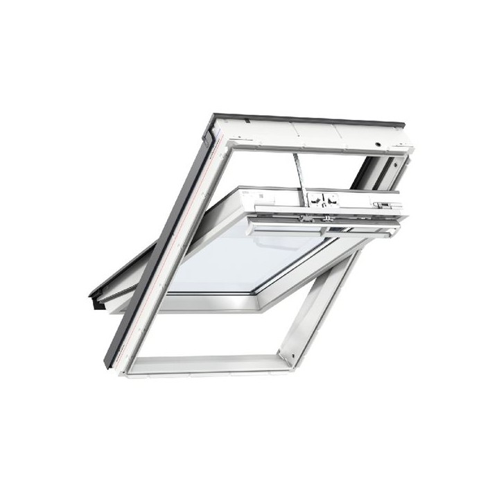 VELUX Solar Centre Pivot Roof Window White Maintenance Free 942mm x 1178mm GGU PK06 007030