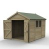 Timberdale 10 x 8 Double Door Apex Shed Home Delivery
