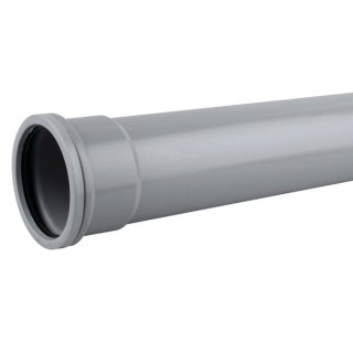 OsmaSoil 3S043G 82mm Socketed Pipe Grey 3M