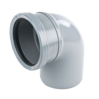 4S160g PVC-U Spigot Bend Tr 90gY 110