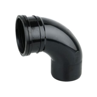 Wavin OsmaSoil S/S bend 87.5° 110mm black