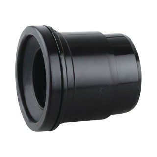 Wavin OsmaSoil S/S boss adaptor (ring-seal) 50mm black