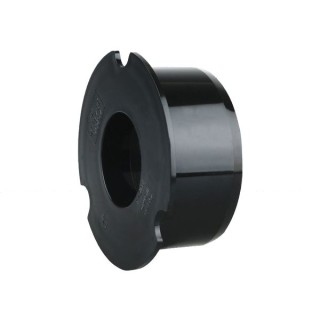 Wavin OsmaSoil plain ended socket plug 110m black