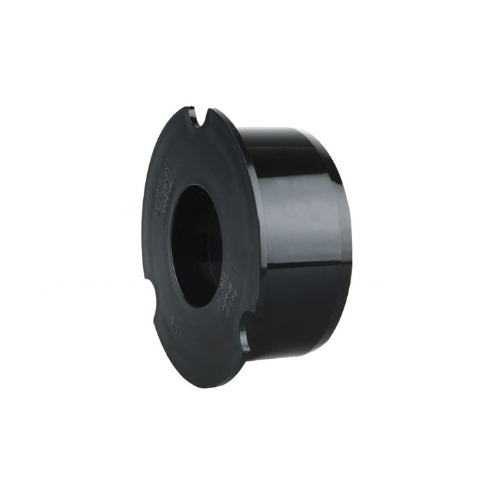 Wavin OsmaSoil plain ended socket plug 110m black