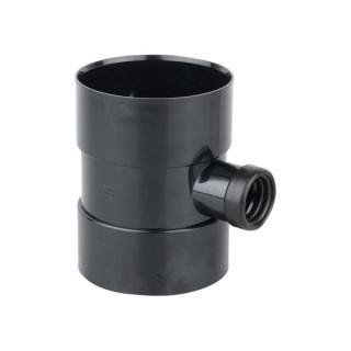 Wavin OsmaSoil D/SW bossed pipe 32x110mm black