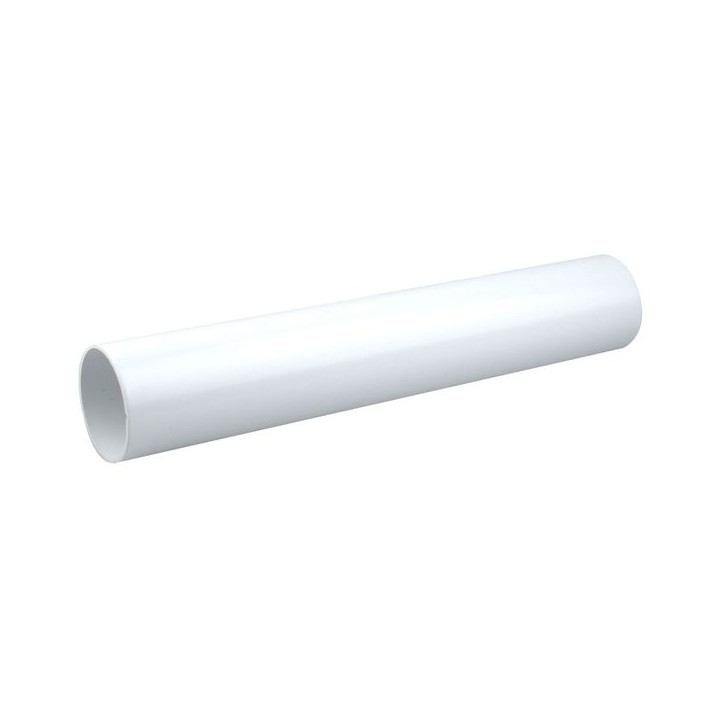 Wavin OsmaSoil plain ended pipe 110mm white 0.6m