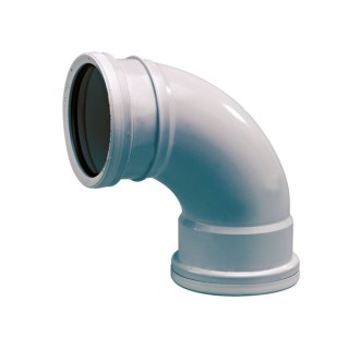 Wavin OsmaSoil D/S tight radius bend 87.5° 110m grey