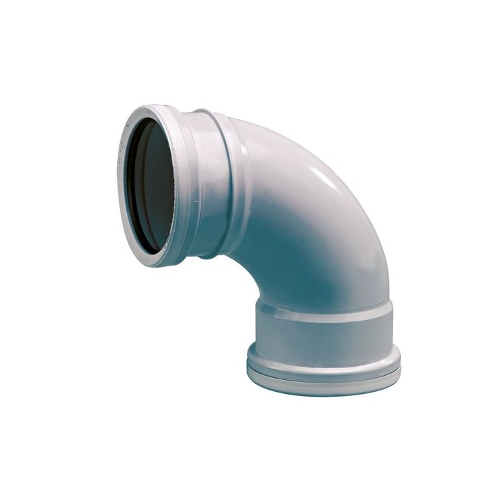 Wavin OsmaSoil D/S tight radius bend 87.5° 110m grey